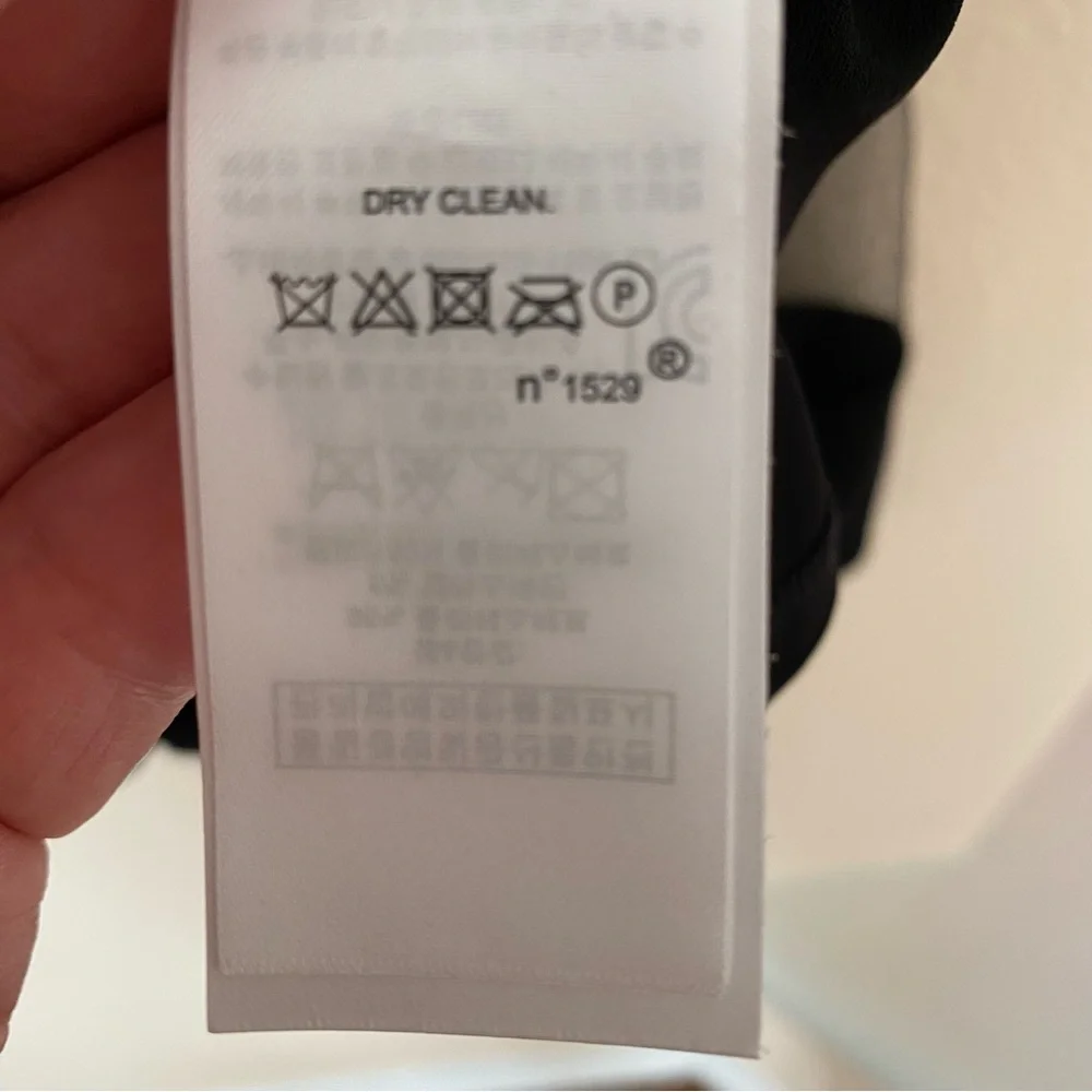 Ralph Lauren Black Tiered Mesh Faux Wrap Dress - Picture 13 of 15